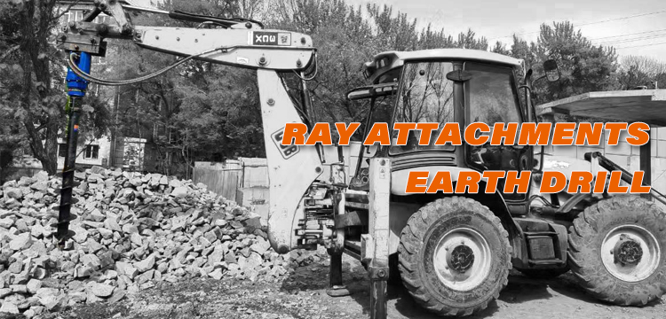 Backhoe earth auger Trivella per terra dell'escavatore