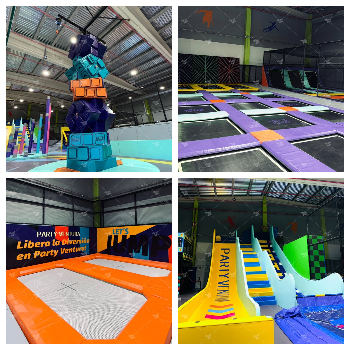 trampoline park حديقة الترامبولين