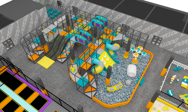 indoor amusement park حديقة رياضية للأطفال داخلية