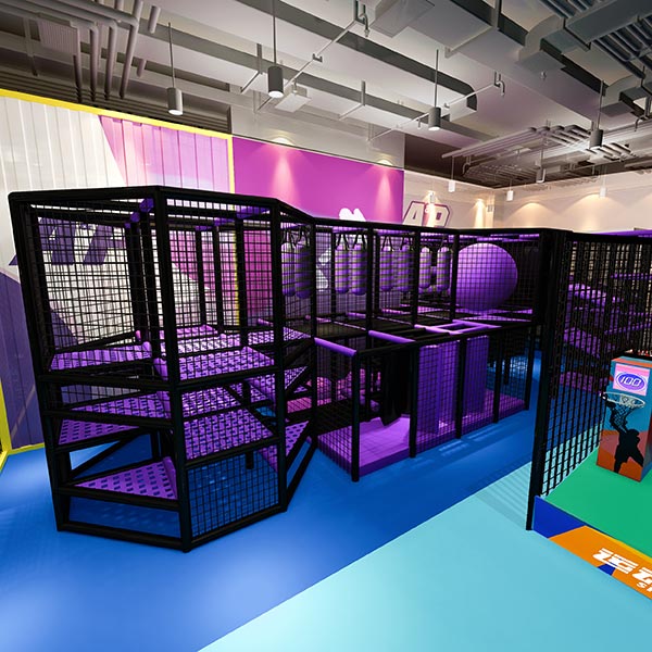 Parque de trampolines cubierto de 1400 m2 para centro comercial (2)
