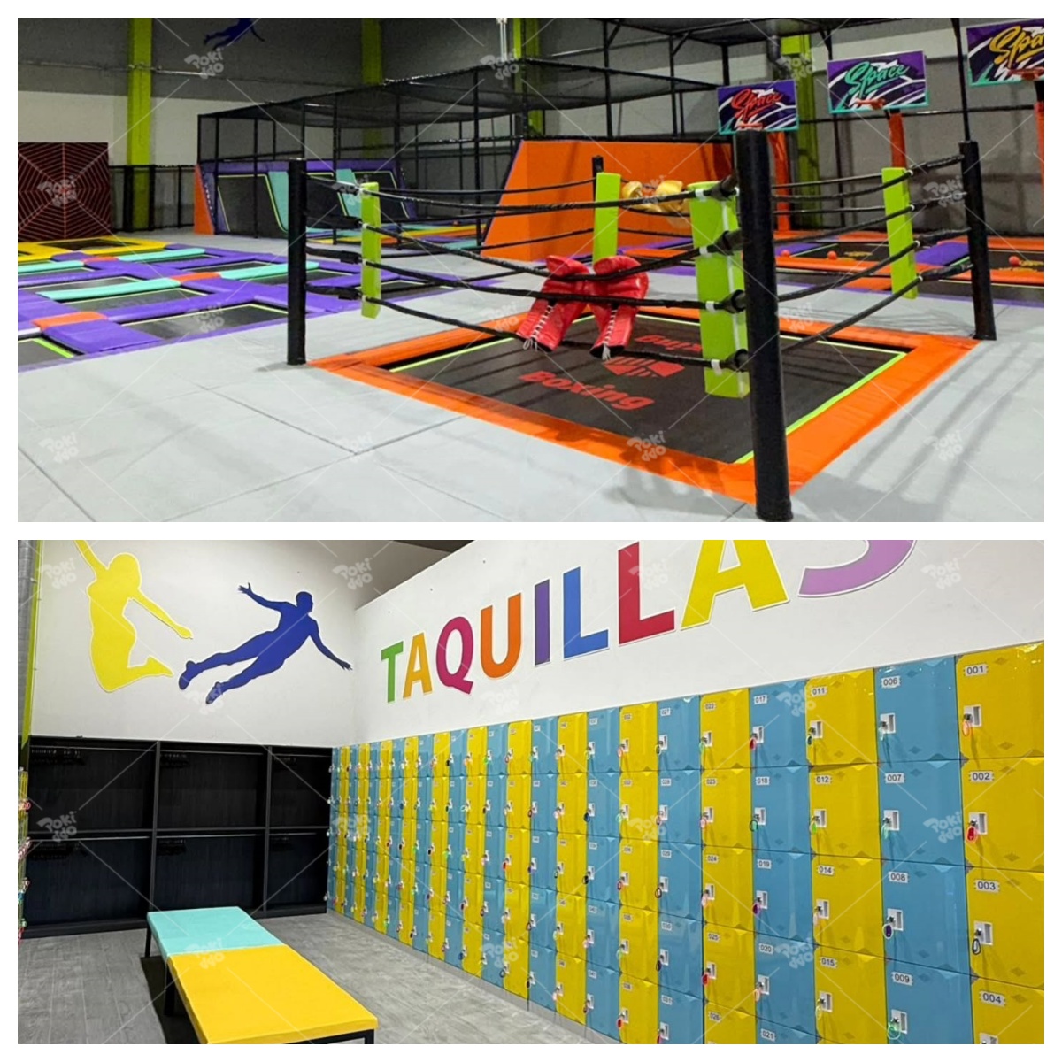 trampoline park حديقة الترامبولين