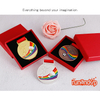 RU81119 Custom 2018 Zinc Alloy Sonvenir Stain Ribbon Medal