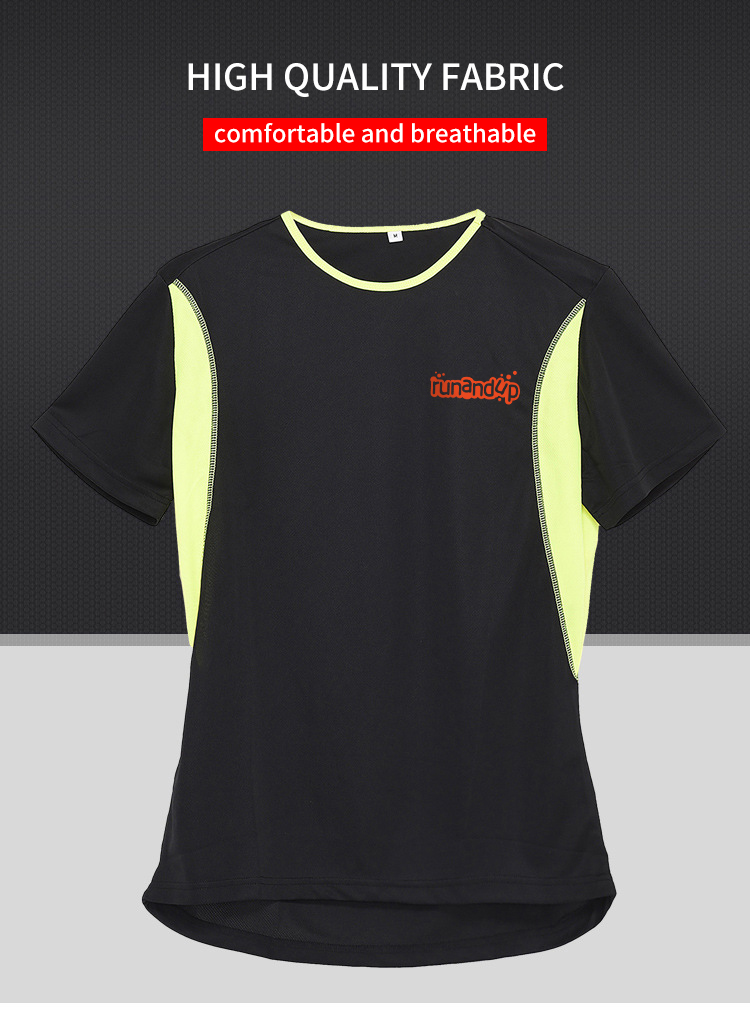RU81109 Custom Honeycomb Fabric Sport T-Shirt for Men 