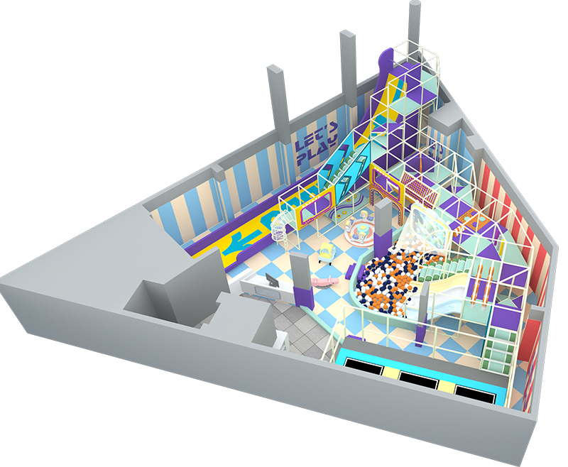 kids indoor playground parque infantil interior