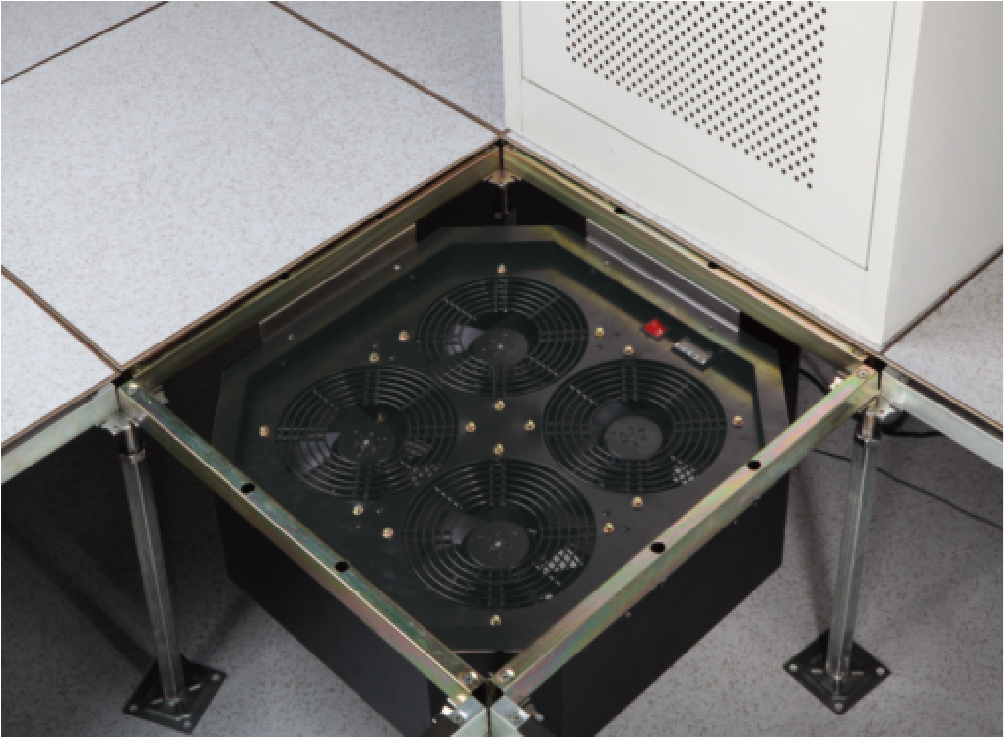 Four fan unit for raised floor 이중 바닥용 팬 장치 4개