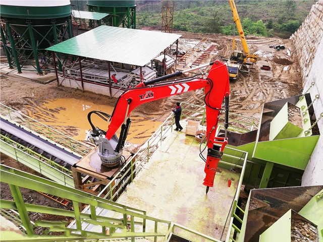 YZH Fixed Rock Breaker Boom System YZH-System mit festem Steinbrecherausleger