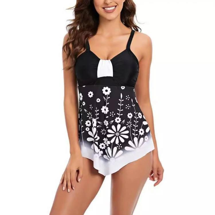 Women's Tankini with Skirt Swimwear تانکینی زنانه با دامن مایو