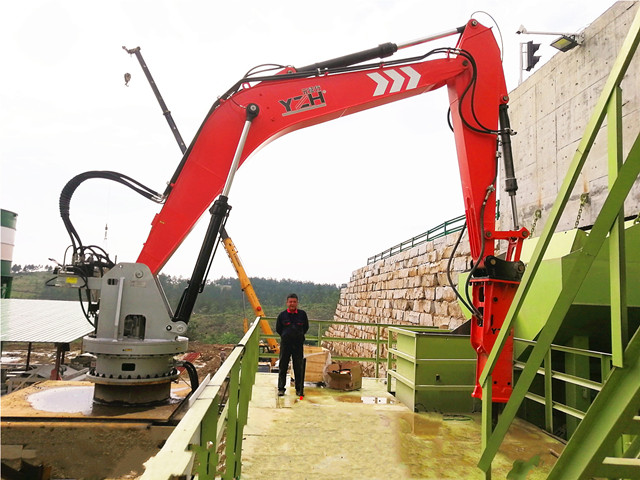 YZH Fixed Rock Breaker Boom System YZH-System mit festem Steinbrecherausleger