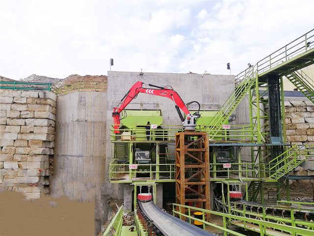 YZH Fixed Rock Breaker Boom System YZH-System mit festem Steinbrecherausleger
