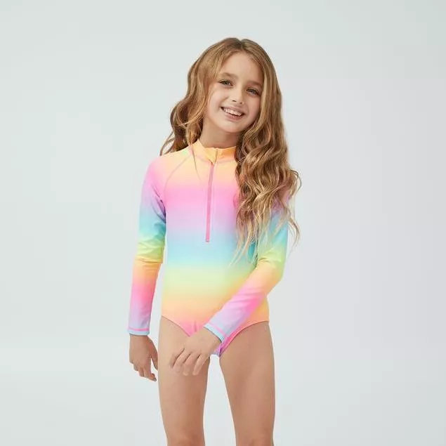Custom Made One Piece Swimsuit For Little Girls Banyador d'una peça fet a mida per a nenes