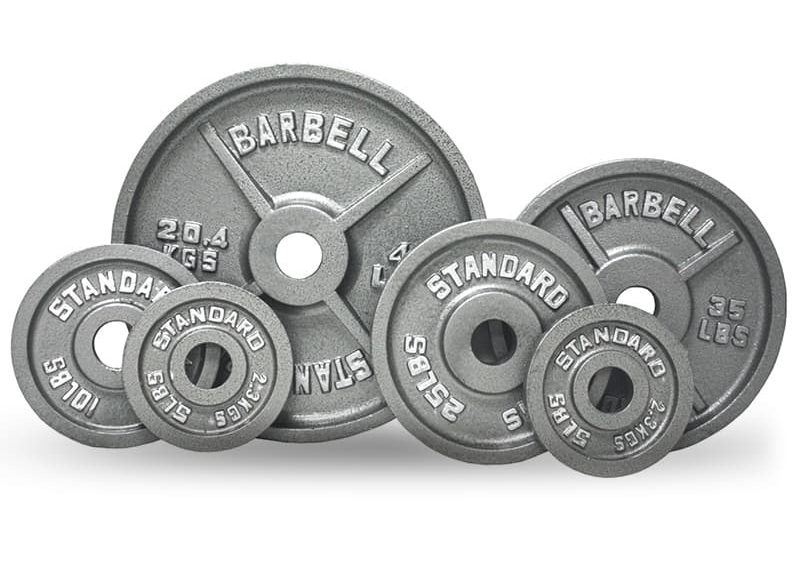standard barbell plates standardne ploče za uteg