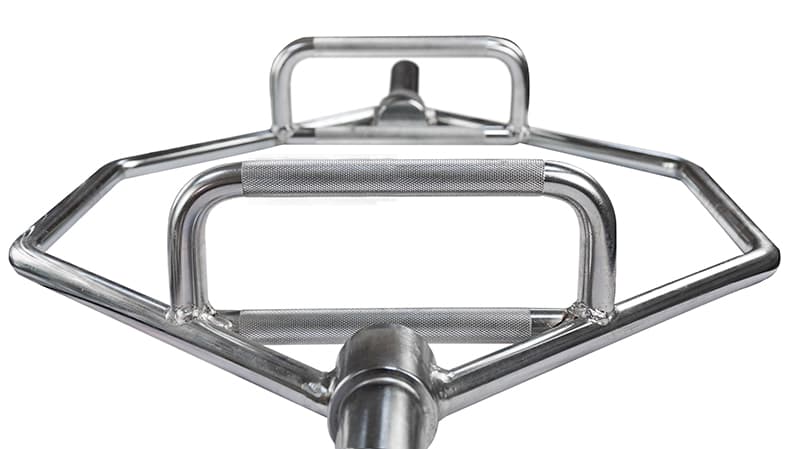 Olympic High Hex Bar for Heavier, Safer Lifts Օլիմպիական բարձր վեցանկյուն բար ավելի ծանր, անվտանգ վերելակների համար