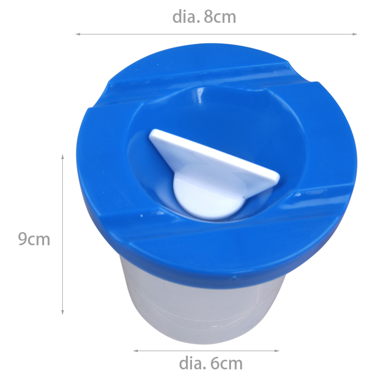 Artist Cup Painting Cup Paint Cup Brush Washer Plastic Cup Diameter 8cm x Height 9cm