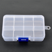 8 Grid Plastic Organizer Box 10.5x6.6x2.3cm