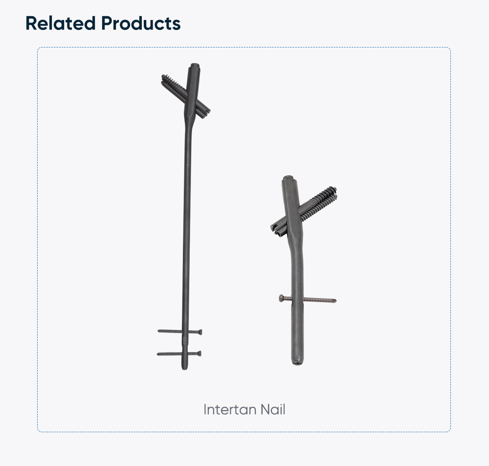 Intertan Nail Instrument Set | Orthopedic Surgical Tray for Intertrochanteric Fractures Intertan Nail Instrument Set | Intertrochanteric Fractures အတွက် အရိုးခွဲစိတ်မှုဗန်း