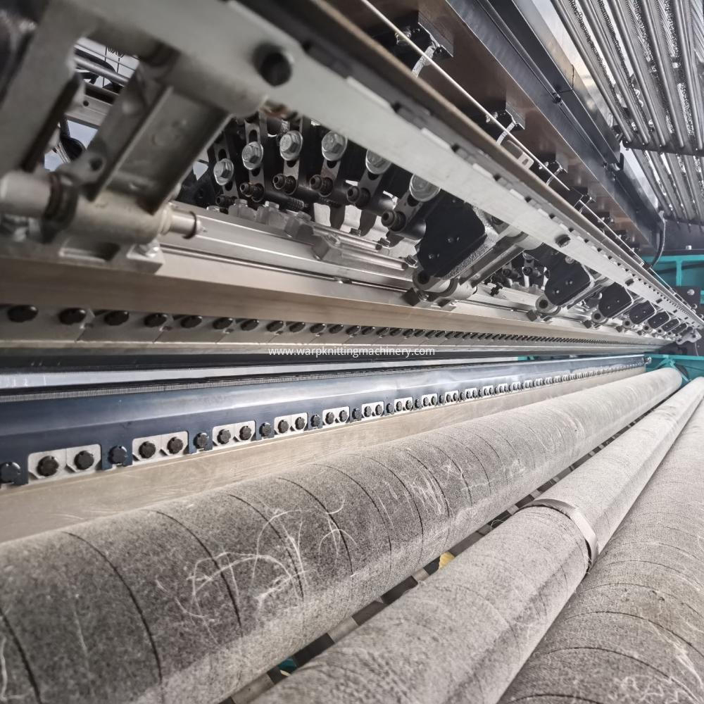 warp knitting machine multibar raschel model machine à tricoter chaîne multibar modèle raschel