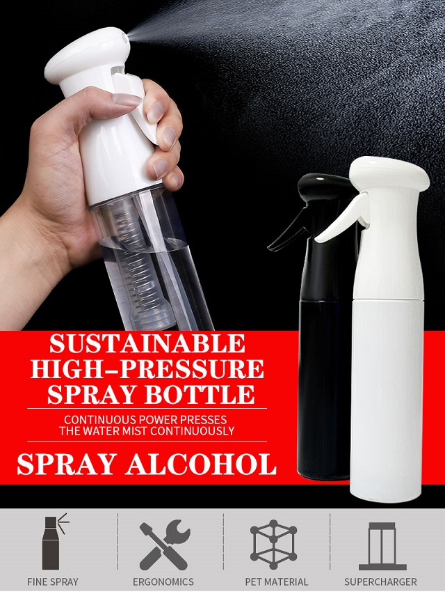 PET Plastic Atomized Hair Continuous Spray Bottle PETプラスチック霧化ヘア連続スプレーボトル