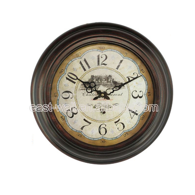 Competitive Price Popular Design Rustic Iron Clocks For Sale Peacock Wall Clock