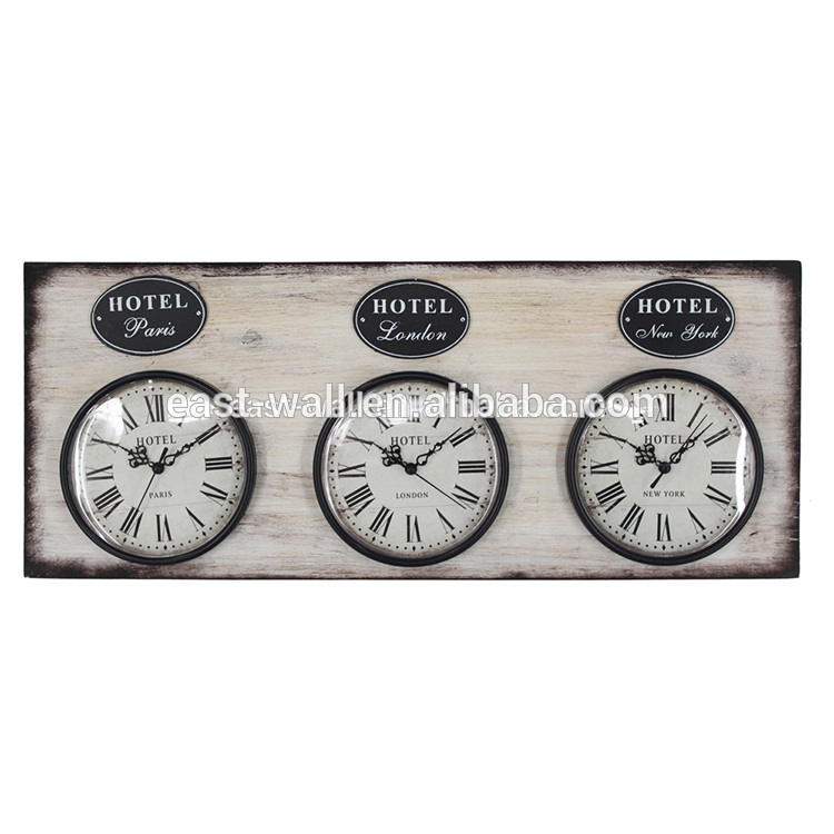wholesale wooden wall clocks for the hall of a hotel