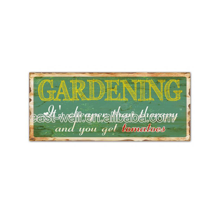 Hot Get Your Own Designed Custom-Made Interior Home Decoration Custom Metal Tin Signs