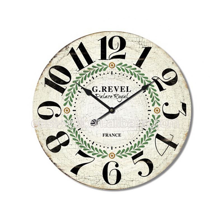 Cheap Prices Custom Design Mdf Old Style Wall Clocks