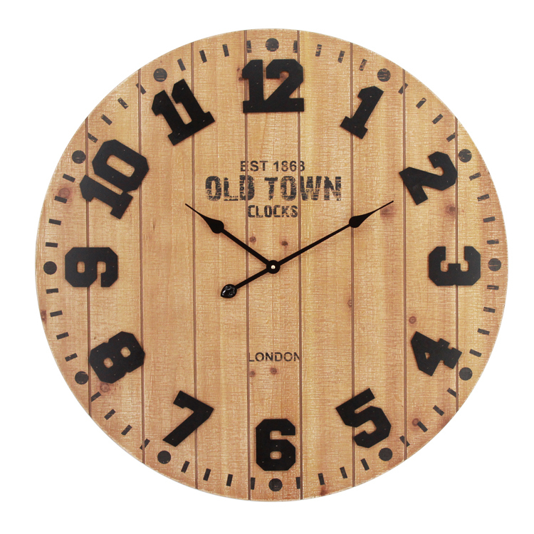 Wholesale 80 CM Large Decorative Designer Blank Wall Clocks Custom Logo