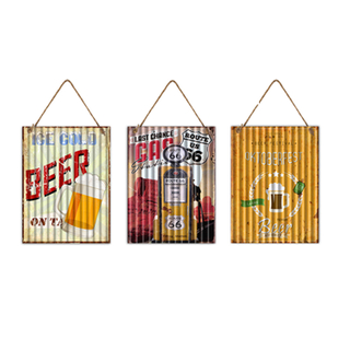 Home Restaurant Store Decor Metal Wall Art Plaque Signs