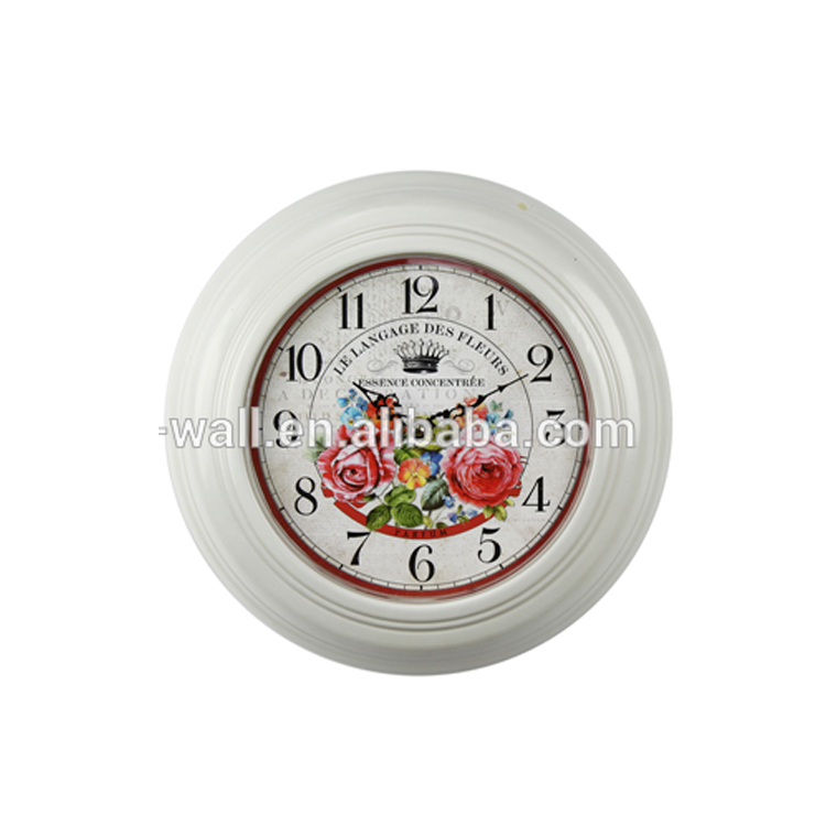 Art And Craft Store Highest Quality Simple Style Customized Logo Metal Frame Clock