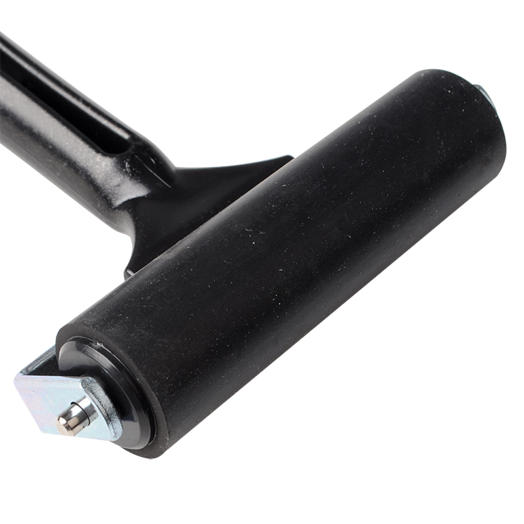 Plastic handle black rubber roller 60mm 100mm 150mm 200mm