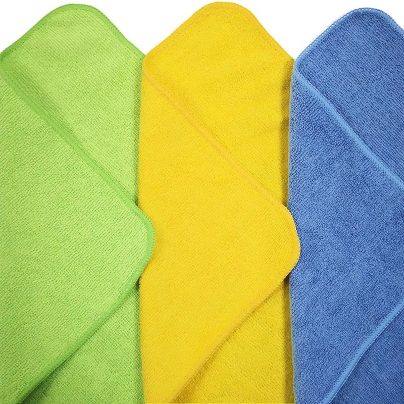 Microfiber Automotive Multi-Purpose Cleaning Cloth with Logo (3) Panno per pulizia multiuso in microfibra per automobili con logo (3)