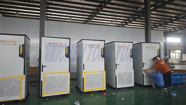 energy storage battery cabinet manufacturing process in factory production line Vervaardigingsproses vir energiebergingsbatterye in die fabrieksproduksielyn