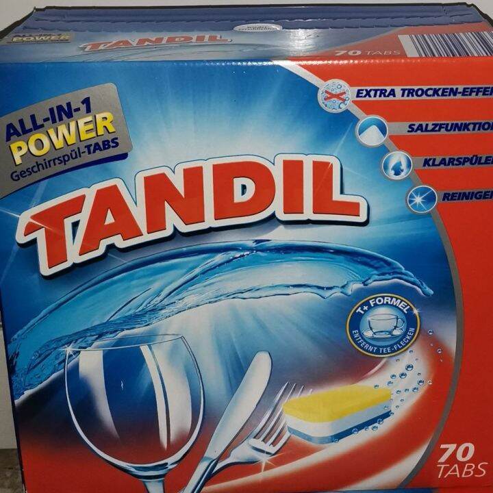 tablet pencuci pinggan mangkuk tandil