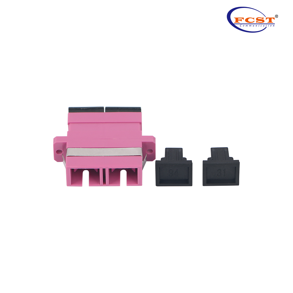 Adaptateur SCUPC à SCUAPC Duplex OM4 en plastique