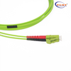 LCUPC-LCUPC Duplex OM5 2M Câble de patch à fibre optique LSZH 1mm