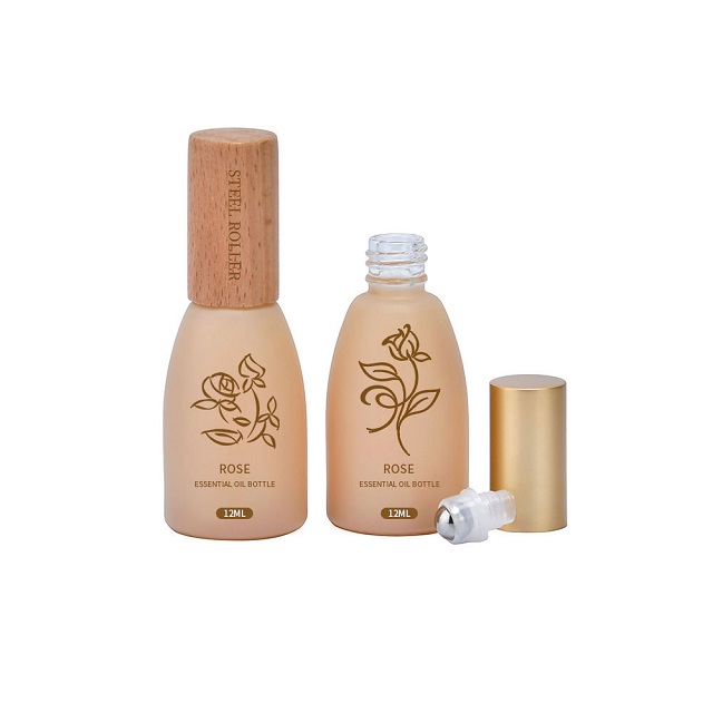 Glass Perfume Essential Oil Roller Bottle زجاجة دوارة من الزيوت العطرية الزجاجية