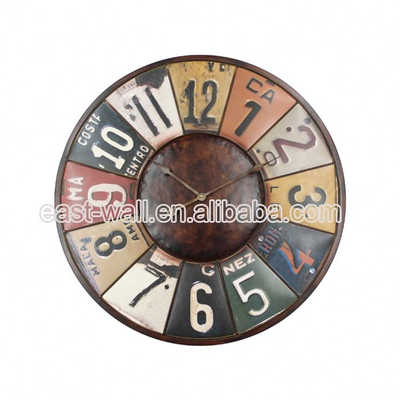 High Quality Retro Iron Muslim Wall Clock Personalized