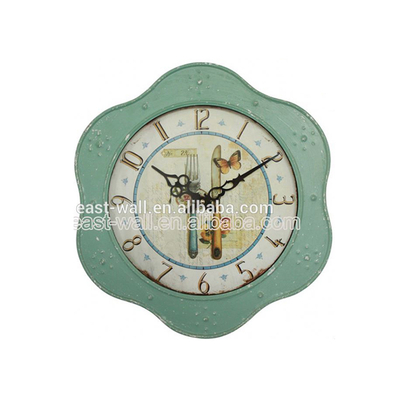Exceptional Quality Custom Logo Old Fashioned Young Town Quartz Wall Clock