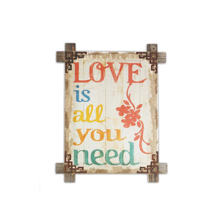 Cheaper Price Rustic Wall Plaque Indian Wall Hanging Art Decor Road Sign Decorations