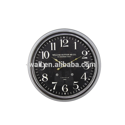 Home Decoration Promotional Item Paper Craft Factory Price Metal Wall Clock