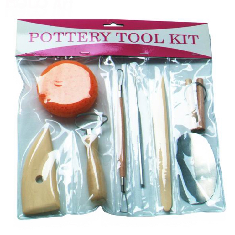 8pcs Basic Clay And Pottery Tool Kit