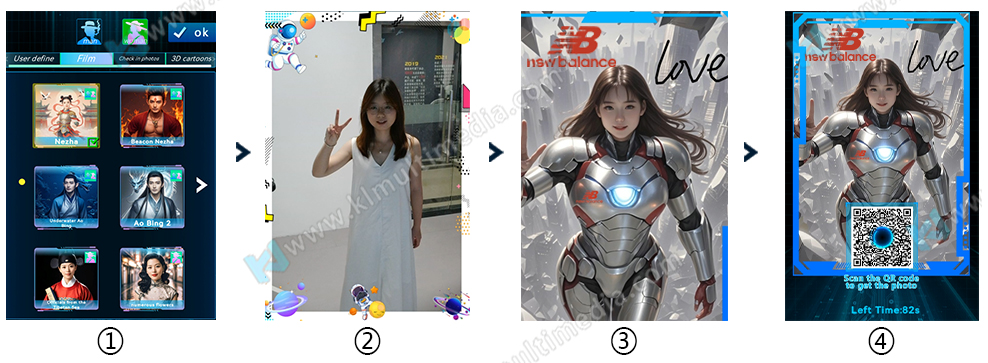 Photo Booth workflow سير عمل كشك الصور