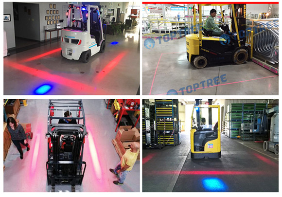 Forklift Side Safety Lights Πλαϊνά φώτα ασφαλείας περονοφόρου