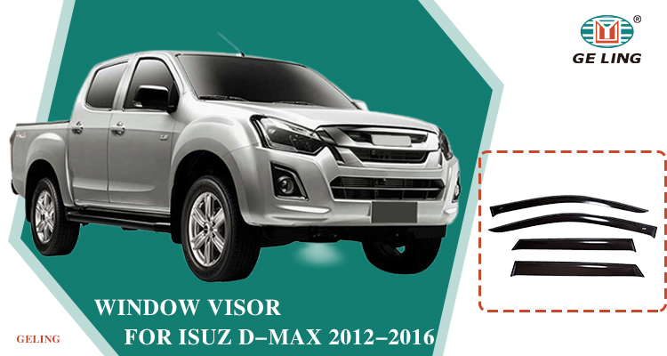 Isuzu Dmax 2012-2016 Window Visor ايسوزو ديماكس 2012-2016 حاجب النافذة