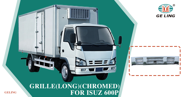 Isuzu 600P Npr Nkr Chrome Grille 897583047 กระจังหน้าโครเมียม Isuzu 600P Npr Nkr 897583047