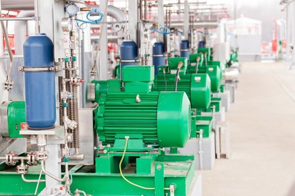 Application of 3 phase AC Electric Motor Anvendelse af 3-faset AC elektrisk motor