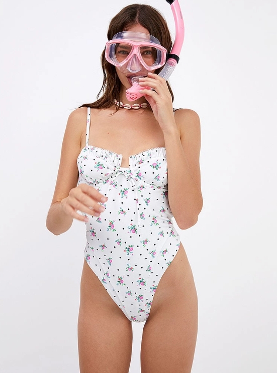 Rosewater One-Piece Swimsuit Rosewater ühes tükis ujumistrikoo