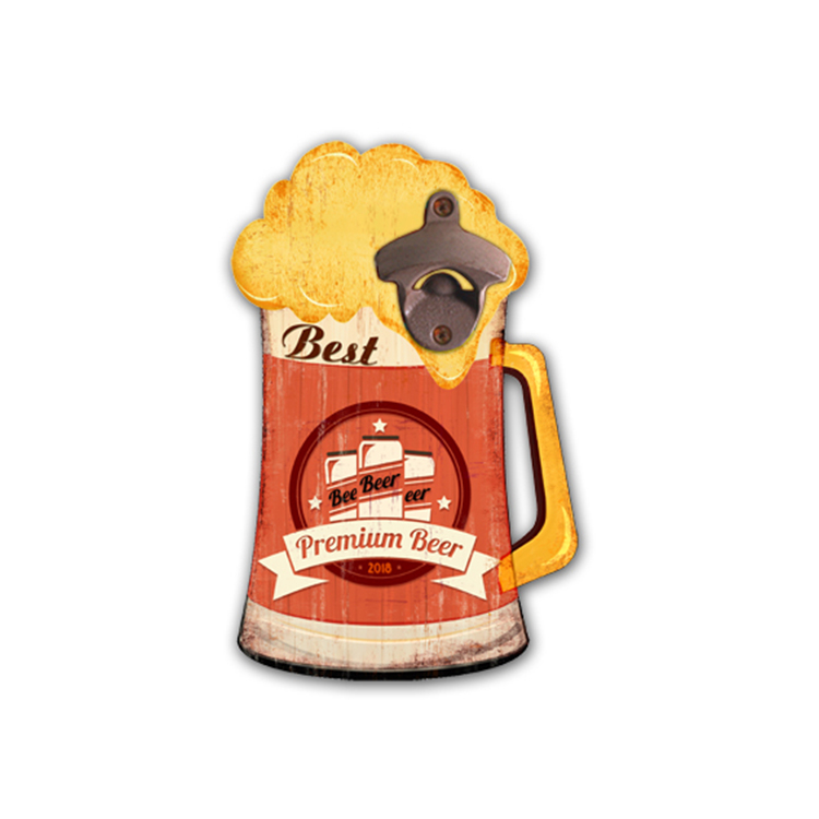 Promotion High Quality Beer Mug Customized Appearance Coke Bottle Opener