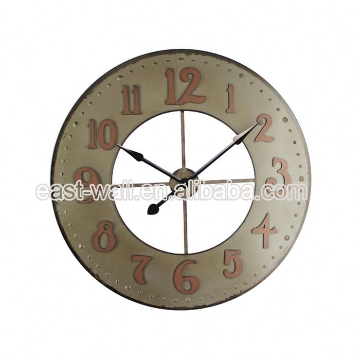 High Quality Assured Customization Rustic Clock Modern