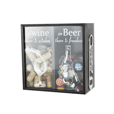 Hot Sale Customized Cheap Bulk Magnetic Beer Iron Bottle Opener with MDF Storage Box