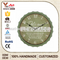 Decorative Wall Clocks Tuscan Style Art Craft Bottle Cap Clock For Living Room
